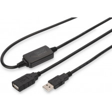 Digitus DA-73100-1 cabo USB USB 2.0 10 m USB A Preto