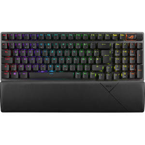 ASUS ROG Strix Scope II 96 teclado Jogos USB + RF Wireless + Bluetooth QWERTY Preto