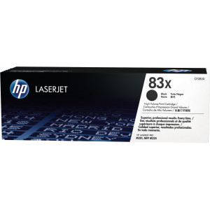 HP Toner LaserJet Original 83X Preto de elevado rendimento