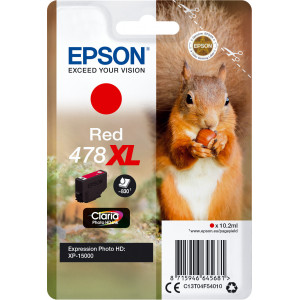 Epson Squirrel Singlepack Red 478XL Claria Photo HD Ink tinteiro 1 unidade(s) Original Rendimento alto (XL) Vermelho