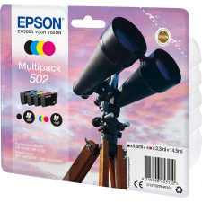 Epson 502 tinteiro 1 unidade(s) Original Rendimento padrão Preto, Ciano, Magenta, Amarelo