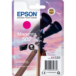 Epson 502 tinteiro 1 unidade(s) Original Rendimento padrão Magenta