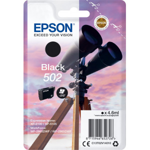 Epson 502 tinteiro 1 unidade(s) Original Rendimento padrão Preto