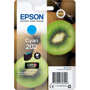 Epson Kiwi 202 tinteiro 1 unidade(s) Original Rendimento padrão Ciano