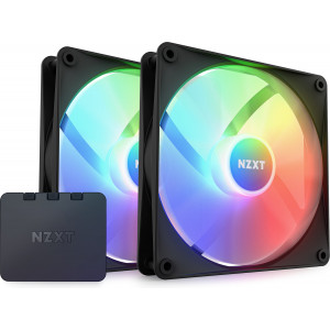 NZXT F140 RGB Core Caixa de computador Ventoinha 14 cm Preto 2 unidade(s)