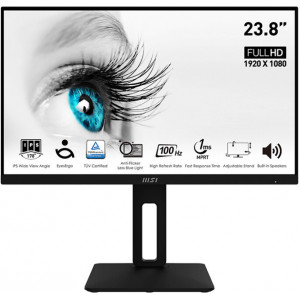 MSI Pro MP242APDE monitor de ecrã 60,5 cm (23.8") 1920 x 1080 pixels Full HD Preto