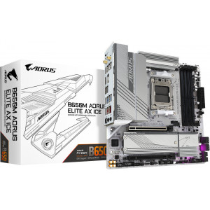 GIGABYTE B650M AORUS ELITE AX ICE motherboard AMD B650 Ranhura AM5 micro ATX