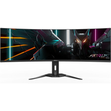 GIGABYTE AORUS CO49DQ monitor de ecrã 124,5 cm (49") 5120 x 1440 pixels DQHD OLED Preto