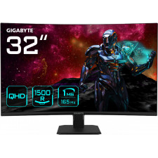 GIGABYTE GS32QC monitor de ecrã 80 cm (31.5") 2560 x 1440 pixels Quad HD LCD Preto