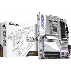 GIGABYTE B650E AORUS ELITE X AX ICE motherboard AMD B650 Ranhura AM5 ATX