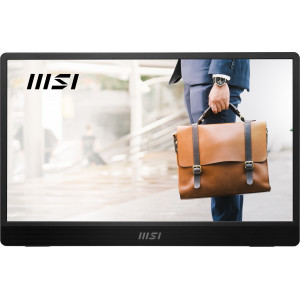 MSI Pro MP161 E2 Monitor portátil Preto 39,6 cm (15.6") LED 1920 x 1080 pixels