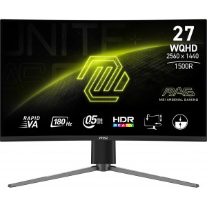 MSI MAG 27CQ6PF monitor de ecrã 68,6 cm (27") 2560 x 1440 pixels Wide Quad HD LCD Preto