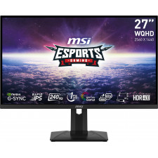 MSI G274QPXDE monitor de ecrã 68,6 cm (27") 2560 x 1440 pixels Wide Quad HD LCD Preto