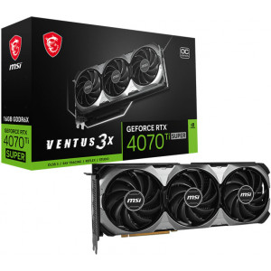 MSI VENTUS GeForce RTX 4070 Ti SUPER 16G 3X OC NVIDIA 16 GB GDDR6X