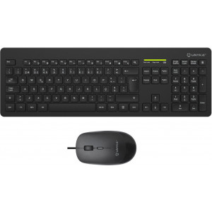 UNYKAch UK505446 teclado Rato incluído Escritório RF Wireless QWERTY Português Preto