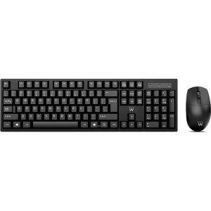 Ewent EW3282 teclado Rato incluído Universal RF Wireless QWERTY Português Preto