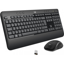 Logitech Advanced MK540 teclado Rato incluído Universal USB QWERTY Estados Unidos (Internacional) Preto, Branco