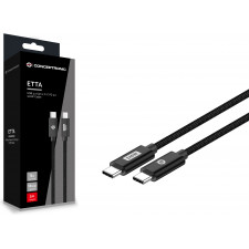 Conceptronic ETTA03B12 cabo USB USB 2.0 1,2 m USB C Preto