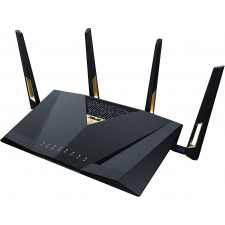 ASUS RT-BE88U router sem fios 10 Gigabit Ethernet Dual-band (2,4 GHz   5 GHz) Preto, Cinzento