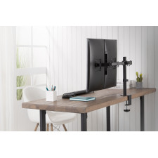 Digitus DA-90400 montagem e suporte para monitores 81,3 cm (32") Secretária Preto