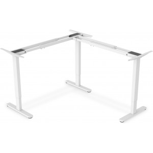 Digitus DA-90453 estrutura de mesa de pé Eléctrico 3 perna(s) Branco