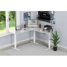 Digitus DA-90453 estrutura de mesa de pé Eléctrico 3 perna(s) Branco