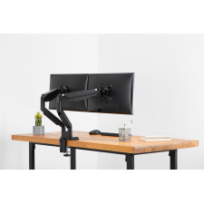 Digitus DA-90395 montagem e suporte para monitores 81,3 cm (32") Secretária Preto