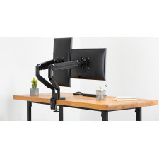 Digitus DA-90395 montagem e suporte para monitores 81,3 cm (32") Secretária Preto