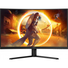 AOC G4 CQ32G4VE monitor de ecrã 81,3 cm (32") 2560 x 1440 pixels Quad HD LCD Preto, Cinzento