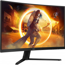 AOC G4 CQ32G4VE monitor de ecrã 81,3 cm (32") 2560 x 1440 pixels Quad HD LCD Preto, Cinzento