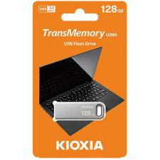 Kioxia TransMemory U366 unidade de memória USB 128 GB USB Type-A 3.2 Gen 1 (3.1 Gen 1) Cinzento