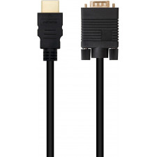 Nanocable 10.15.4348 adaptador de cabo de vídeo 1,8 m HDMI Type A (Standard) VGA (D-Sub) Preto