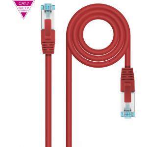 Nanocable 10.20.1700-L30-R cabo de rede Vermelho 0,3 m Cat7 SF UTP (S-FTP)