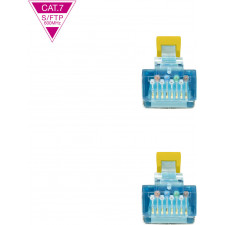 Nanocable 10.20.1700-Y cabo de rede Amarelo 0,5 m Cat7 SF UTP (S-FTP)
