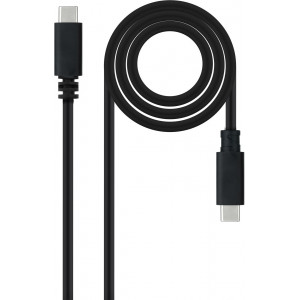 Nanocable 10.01.2301-L150 cabo USB USB 2.0 1,5 m USB C Preto