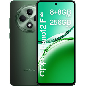 OPPO Reno12 F 5G 16,9 cm (6.67") Dual SIM Android 14 USB Type-C 8 GB 256 GB 5000 mAh Preto, Verde