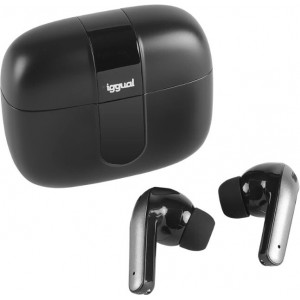 iggual True Sound Auscultadores True Wireless Stereo (TWS) Intra-auditivo Chamadas Música Bluetooth Preto