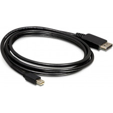 DeLOCK mini DP DP 1.2 2 m Mini DisplayPort DisplayPort Preto