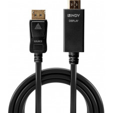 Lindy 36922 adaptador de cabo de vídeo 2 m DisplayPort HDMI Type A (Standard) Preto