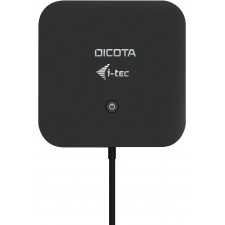 DICOTA D31949 base & duplicador de portas Com fios USB Type-C Preto