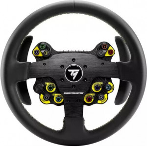 Thrustmaster Evo Racing 32R Leather Preto, Amarelo Volante PC, PlayStation 4, PlayStation 5, Xbox, Xbox One