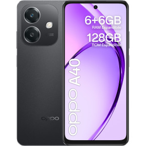 OPPO A40 16,9 cm (6.67") Dual SIM Android 14 4G USB Type-C 6 GB 128 GB 5100 mAh Preto