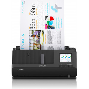 Epson ES-C380W Scanner ADF + alimentado por folhas 600 x 600 DPI A4 Preto