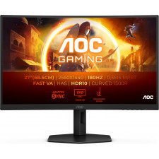 AOC G4 CQ27G4X monitor de ecrã 68,6 cm (27") 2560 x 1440 pixels Quad HD LCD Preto