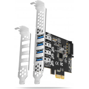 Axagon PCEU-43RS placa adaptador de interface Interno USB 3.2 Gen 1 (3.1 Gen 1)