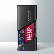 Axagon EEM2-SB2 Caixa para Discos Rígidos Compartimento SSD Preto M.2