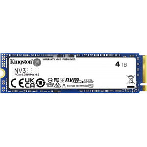 Kingston Technology NV3 4 TB M.2 PCI Express 4.0 NVMe 3D NAND