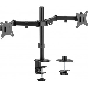 AISENS DT32TSR-149 montagem e suporte para monitores 81,3 cm (32") Secretária Preto