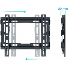 TooQ LP1043F-B suporte para TV 109,2 cm (43") Preto