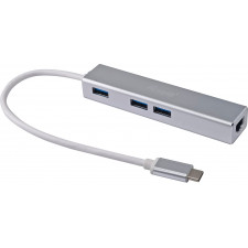 Equip 133481 base & duplicador de portas USB 3.2 Gen 1 (3.1 Gen 1) Type-C Prateado